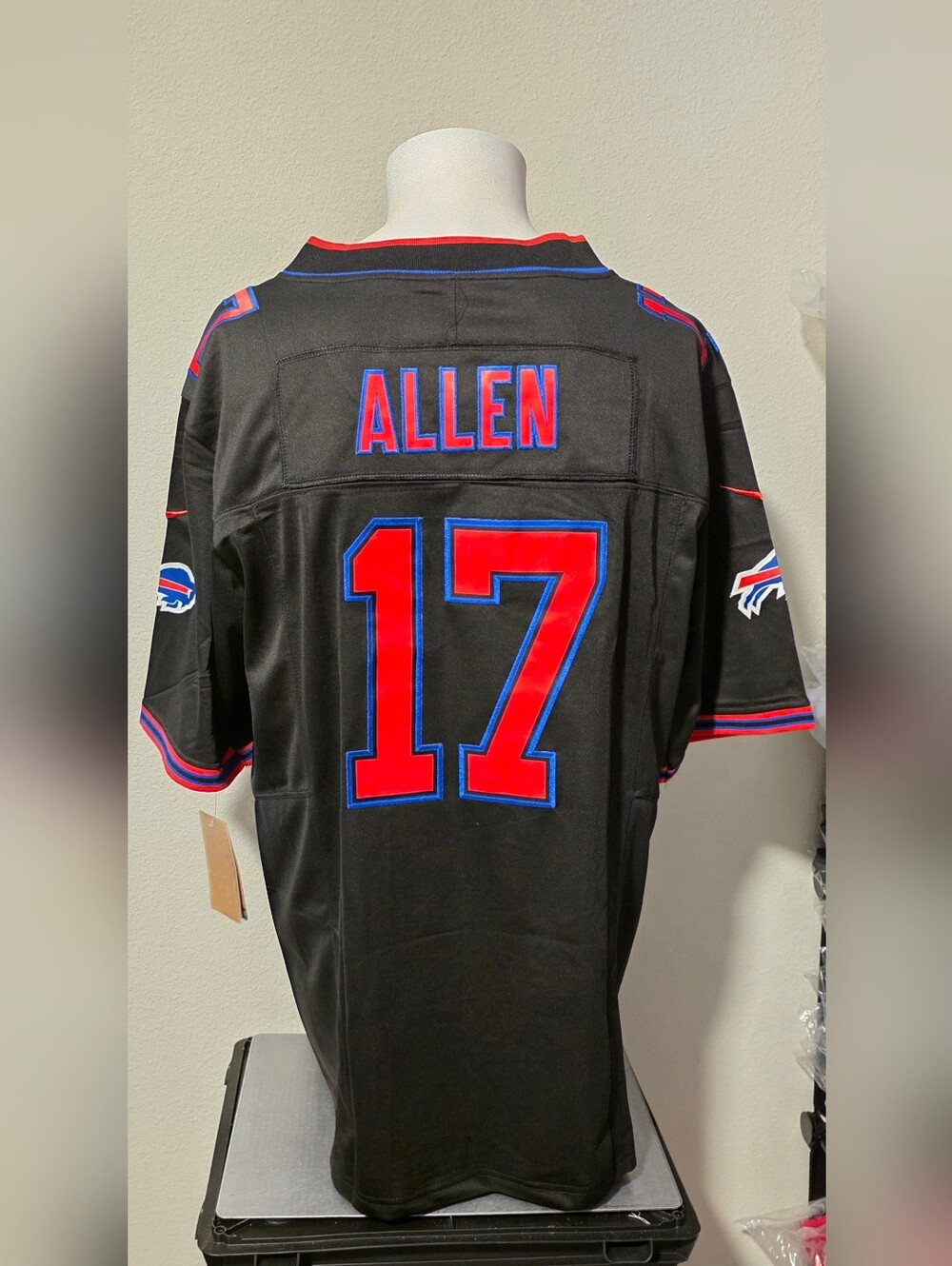 Buffalo Bills Josh Allen Custom Black Jersey
